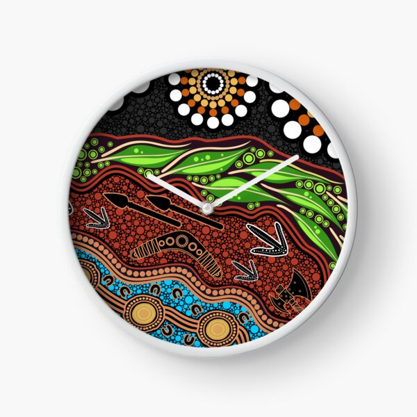 Item preview, Aboriginal Dot Painting Bedding Set Hunter’s Journey designed and sold by AboriginalartVI.