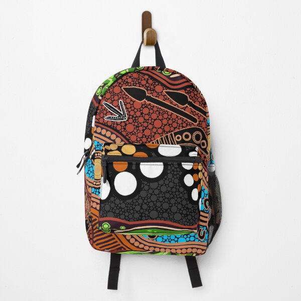 Item preview, Aboriginal Dot Painting Bedding Set Hunter’s Journey designed and sold by AboriginalartVI.