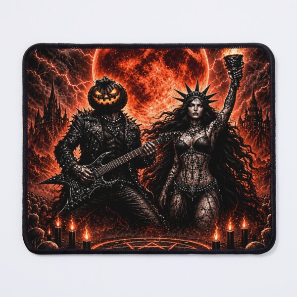 Item preview, Headless Horseman Blood Moon Ritual – Gothic Fantasy Halloween Art designed and sold by TheHorsemanRidesAgain.