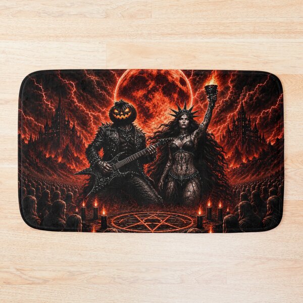 Item preview, Headless Horseman Blood Moon Ritual – Gothic Fantasy Halloween Art designed and sold by TheHorsemanRidesAgain.
