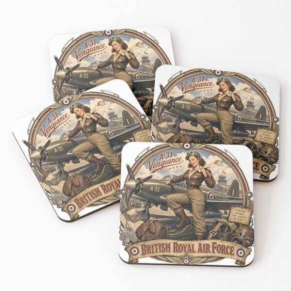 Item preview, British Royal Air Force Vengeance Pin-Up designed and sold by castillomiami.