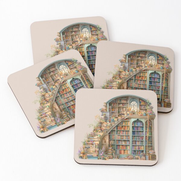 Item preview, Enchanted Library designed and sold by bubblyrainbow.