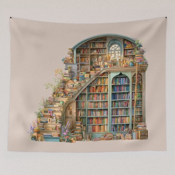 Item preview, Enchanted Library designed and sold by bubblyrainbow.