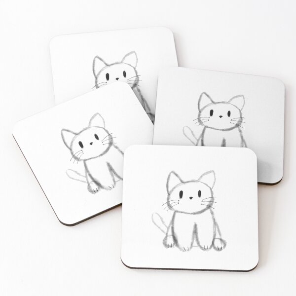 Item preview, Cute white cat designed and sold by Elisaurx.