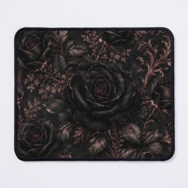 Item preview, Black Rose Garden Gothic Floral Pattern designed and sold by Siti Hoiriyah.