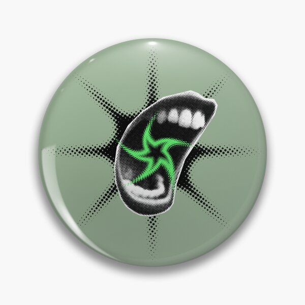 Item preview, Neon Green Starry Mouth Graphic designed and sold by trashgirl99.