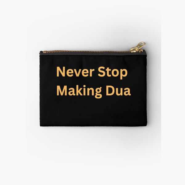 Item preview, Never Stop Making Dua | Islamic Inspirational Quote T-Shirt | Muslim Prayer Reminder Design designed and sold by MiniMuArt.