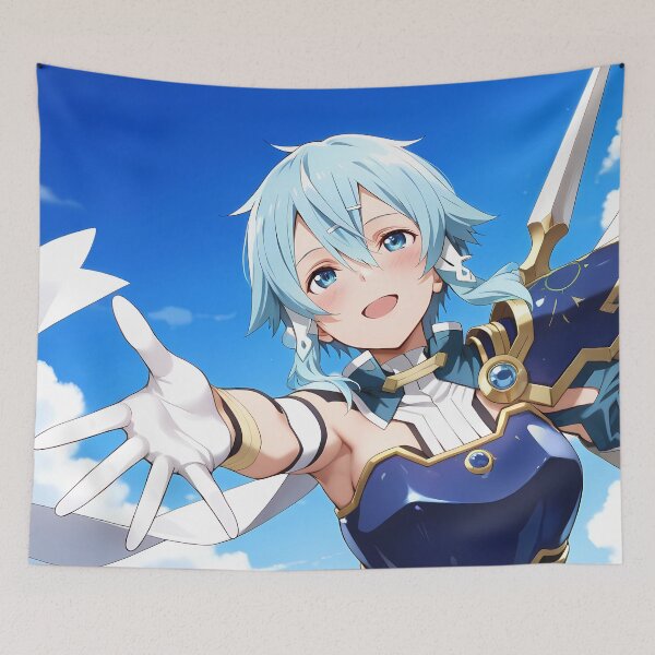 Artikelvorschau, Sinon Sword Art Online Alicization Open Hand Sky Smile entworfen und verkauft von BrianRayan.