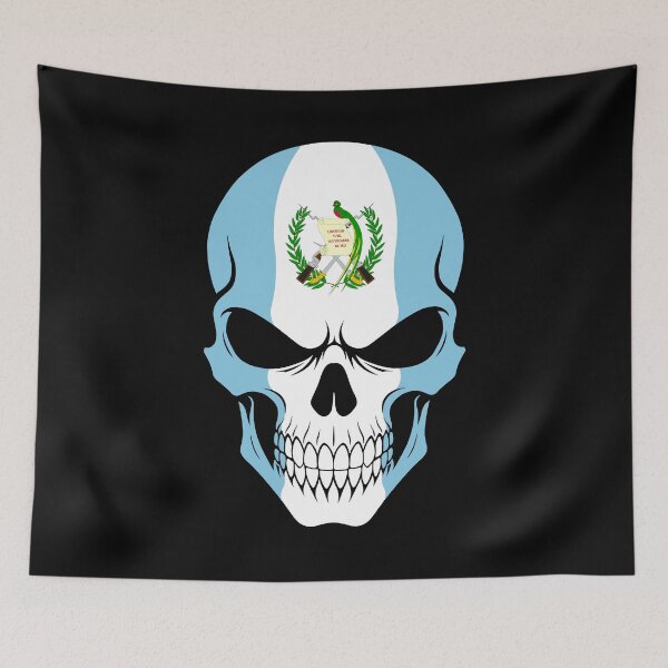Item preview, Guatemala Skull Flag designed and sold by JeffBartels.