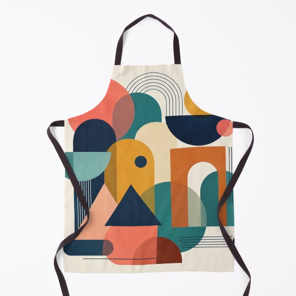 Aperçu de l'œuvre Mid Century Geometric Abstract Shapes créée et vendue par vladvin.