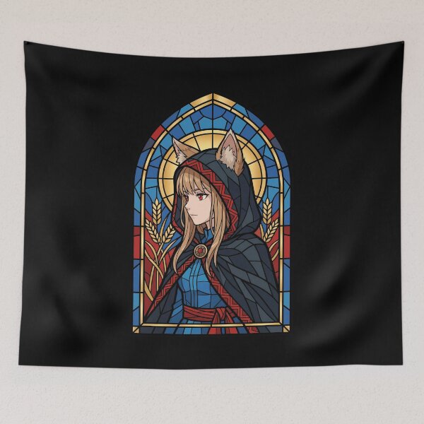 Item preview, Holo Spice and Wolf Hooded Wise Wolf Sun Halo designed and sold by mildaclairmo.
