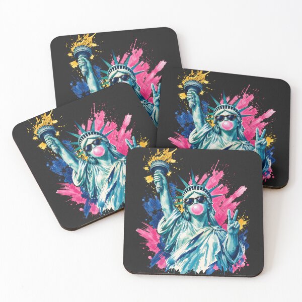Item preview, Hispster Statue Of Liberty - Happy 4th Of July designed and sold by legendaryskins.