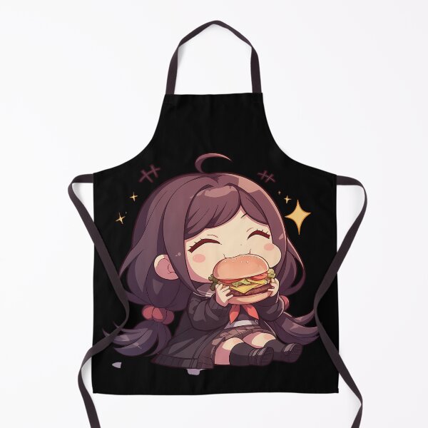Item preview, Toko Fukawa Danganronpa Chibi Burger Bookish Kawaii Bite designed and sold by earlobejerk.