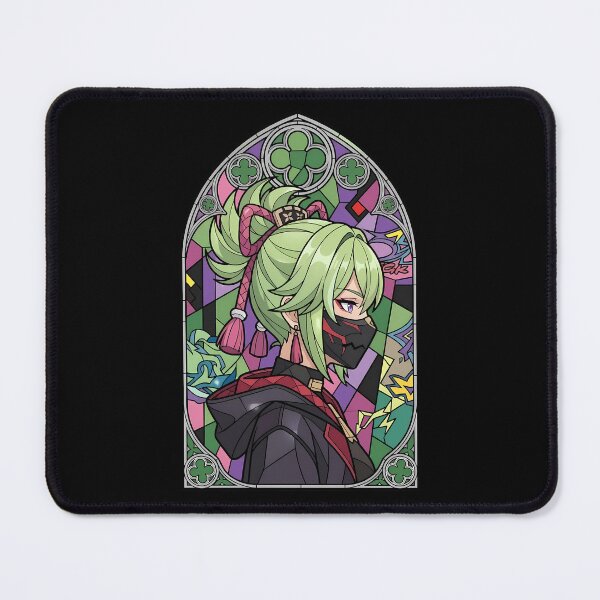 Item preview, Kuki Shinobu Genshin Impact Stained Glass Masked Ninja Glow designed and sold by mildaclairmo.