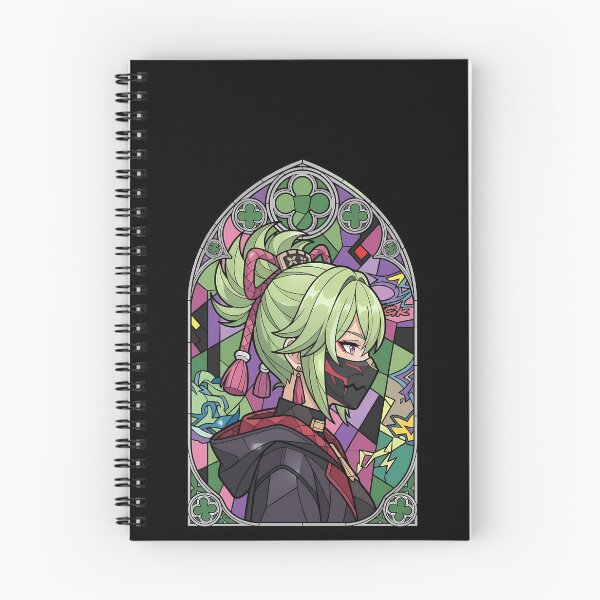 Item preview, Kuki Shinobu Genshin Impact Stained Glass Masked Ninja Glow designed and sold by mildaclairmo.