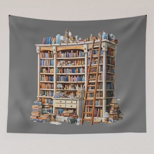 Item preview, Explorer's Bookshelf designed and sold by bubblyrainbow.