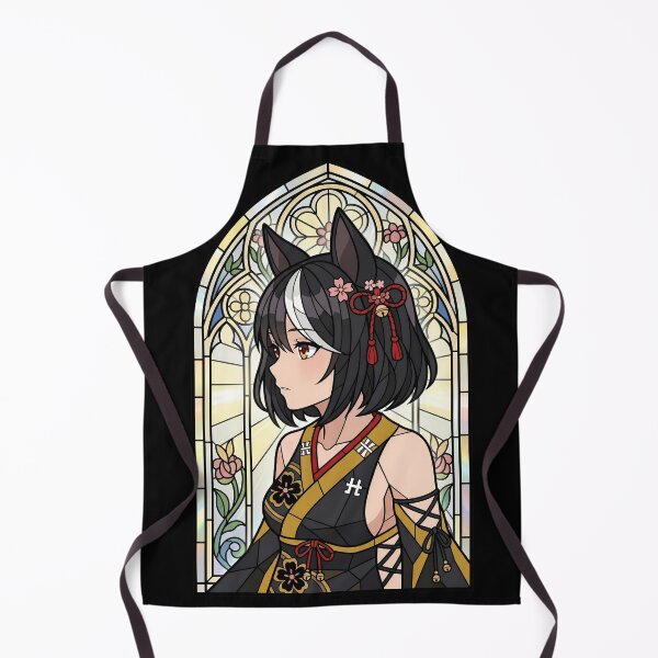 Item preview, Kitasan Black Uma Musume Floral Stained Glass Grace designed and sold by mildaclairmo.