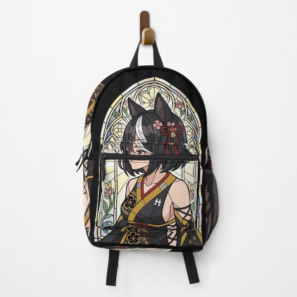 Item preview, Kitasan Black Uma Musume Floral Stained Glass Grace designed and sold by mildaclairmo.