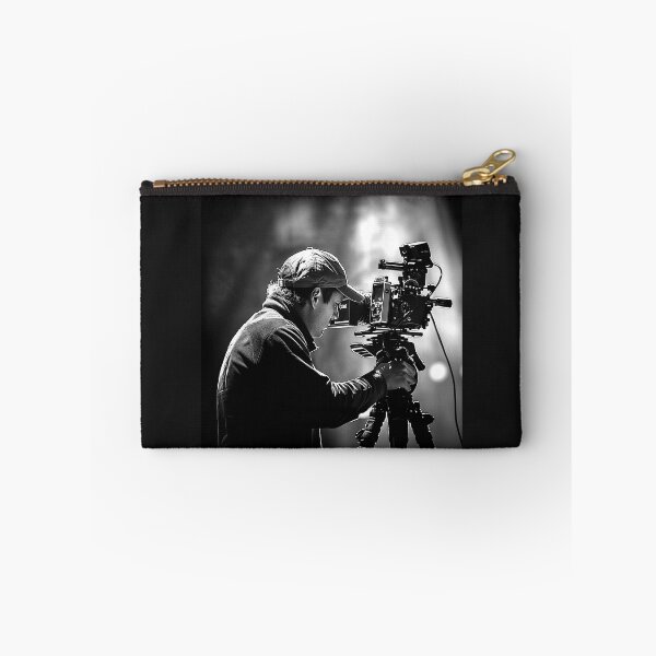 Item preview, Cinematographer Behind the Camera – Black and White Filmmaking Art designed and sold by inkoutninja.