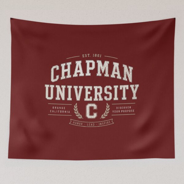 Aperçu de l'œuvre Université Chapman, comté d'Orange, Californie, blason en forme de C créée et vendue par VIBINGSCHOOL.