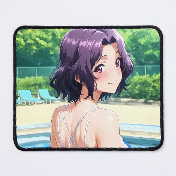 Item preview, Azusa Hamaoka Grand Blue Poolside Purple Hair Smile designed and sold by BrianRayan.