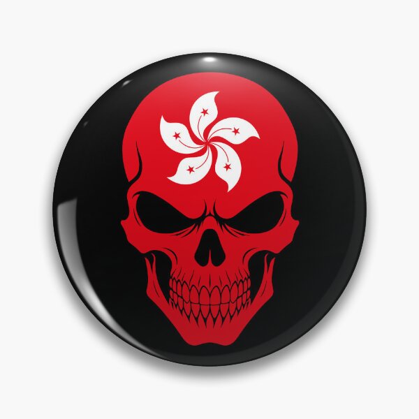 Item preview, Hong Kong Skull Flag designed and sold by JeffBartels.