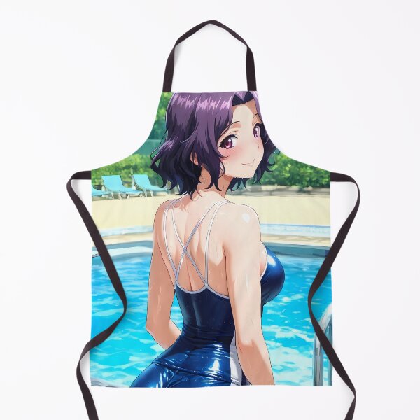 Item preview, Azusa Hamaoka Grand Blue Poolside Purple Hair Smile designed and sold by BrianRayan.