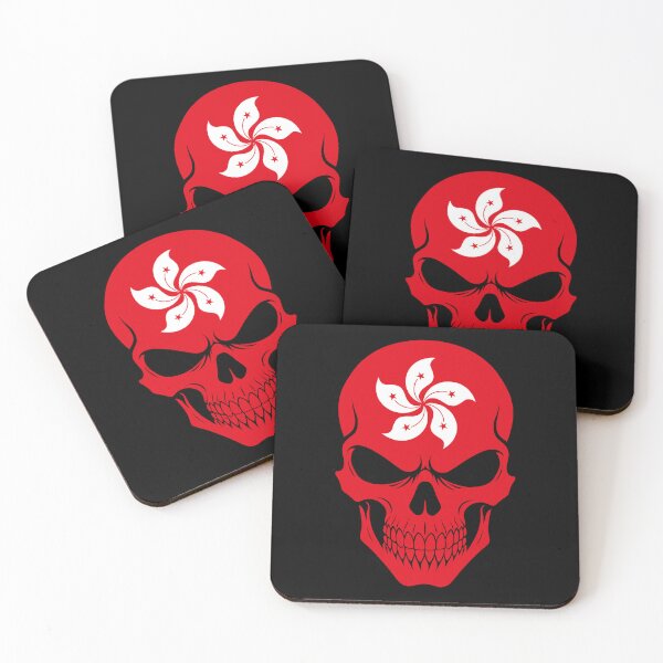 Item preview, Hong Kong Skull Flag designed and sold by JeffBartels.