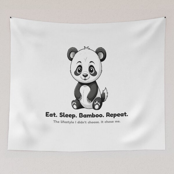 Item preview, Panda - Living on snacks and low expectations designed and sold by ThatsMyThingCo.