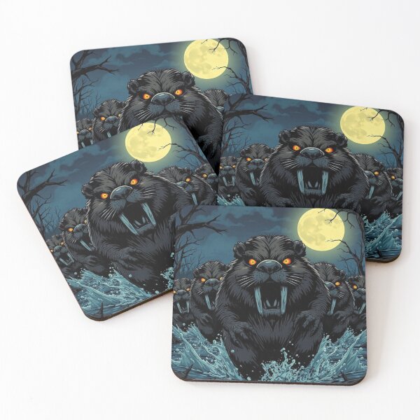 Item preview, Zombeavers Moonlit Swamp Attack Design designed and sold by MystiColo.