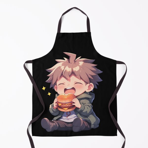 Item preview, Makoto Naegi Danganronpa Chibi Burger Hopeful Snack Time designed and sold by earlobejerk.