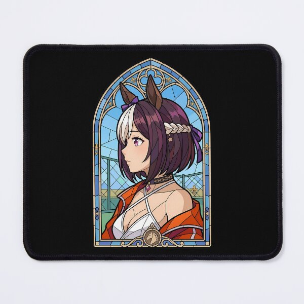 Item preview, Special Week Uma Musume Blue Sky Stained Glass Portrait designed and sold by mildaclairmo.