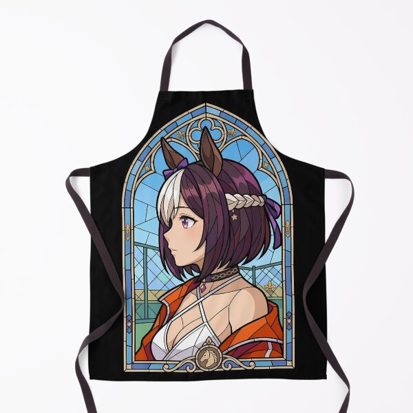Item preview, Special Week Uma Musume Blue Sky Stained Glass Portrait designed and sold by mildaclairmo.