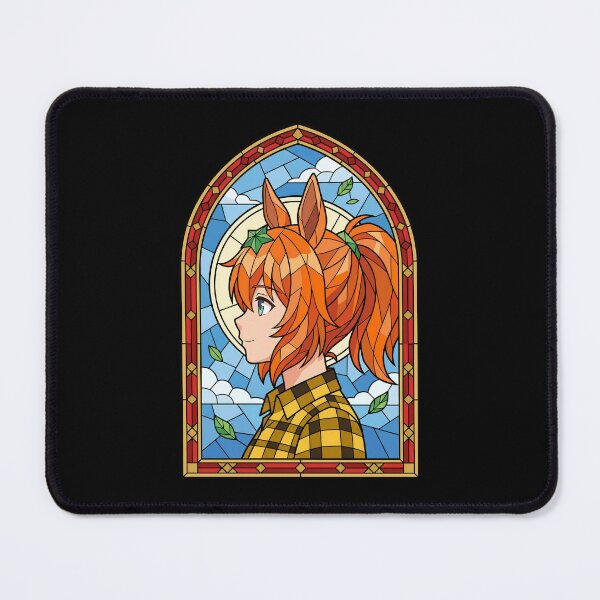 Item preview, Taiki Shuttle Uma Musume Sunny Stained Glass Portrait designed and sold by mildaclairmo.