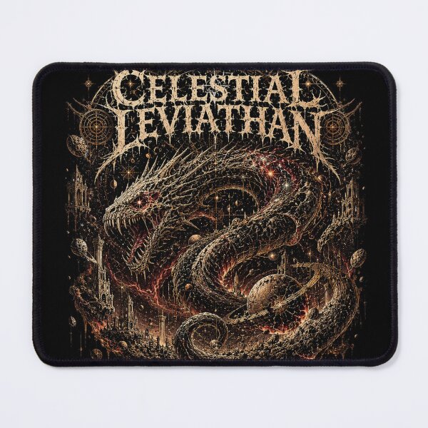 Item preview, CELESTIAL LEVIATHAN Death Metal Logo designed and sold by RetroCrypt Studio.