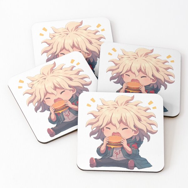Item preview, Nagito Komaeda Danganronpa Chibi Burger Lucky Snack Chaos designed and sold by earlobejerk.