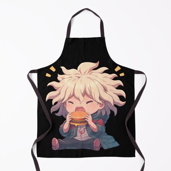 Artikelvorschau, Nagito Komaeda Danganronpa Chibi Burger Lucky Snack Chaos entworfen und verkauft von earlobejerk.
