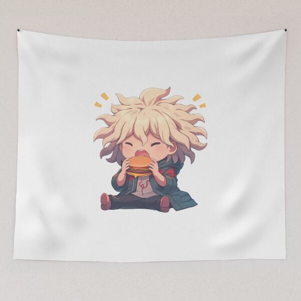 Item preview, Nagito Komaeda Danganronpa Chibi Burger Lucky Snack Chaos designed and sold by earlobejerk.