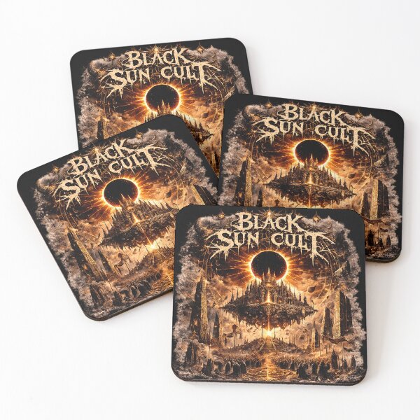 Item preview, BLACK SUN CULT Death Metal Logo designed and sold by RetroCrypt Studio.