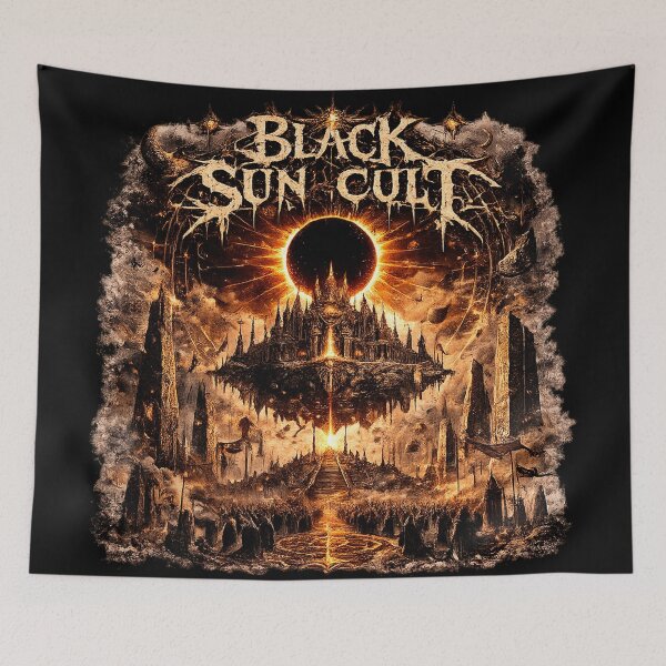 Item preview, BLACK SUN CULT Death Metal Logo designed and sold by RetroCrypt Studio.