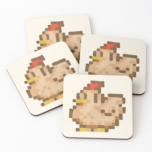 Item preview, Stardew Valley Painted Chicken designed and sold by idyllicalily.