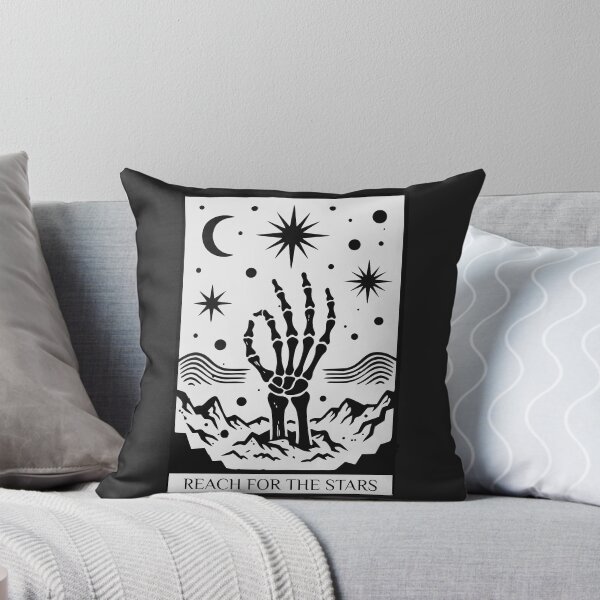 Item preview, "Reach For The Stars" Skeleton Hand Tarot Card Art designed and sold by Cipher & Soul.