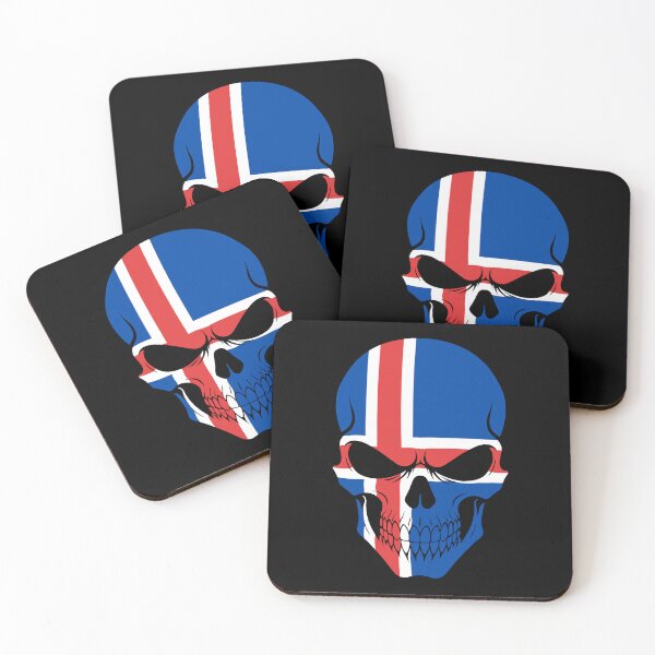 Item preview, Iceland Skull Flag designed and sold by JeffBartels.