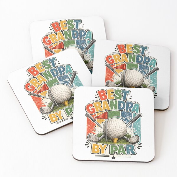 Item preview, Best Grandpa by Par Father's Day Golf Grandad Golfing gift designed and sold by QuiteOrbit.