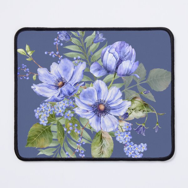 Item preview, Botanical Blue Blossoms designed and sold by GabrielleStudio.