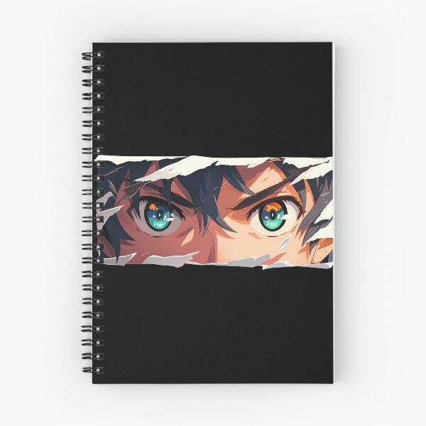 Item preview, Guren Ichinose Seraph Of The End Teal Eyes Torn Paper Stare designed and sold by PMartistStudio.
