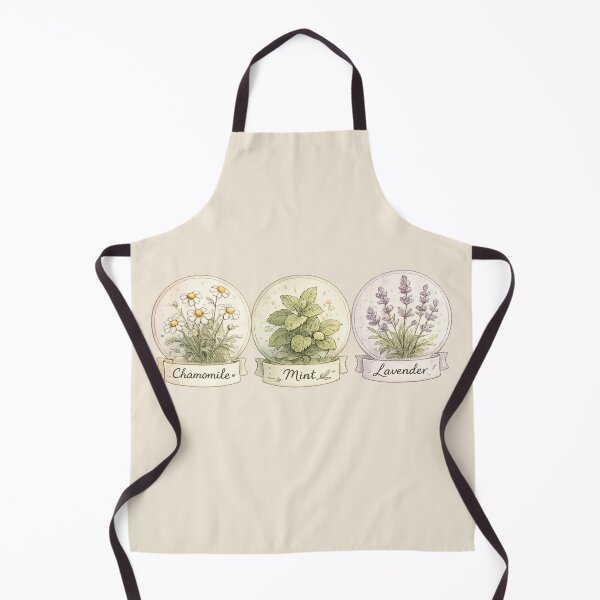 Item preview, Botanical Herbal Tea Collection Watercolor Chamomile Mint Lavender designed and sold by MagicMakerPh⭐⭐⭐⭐⭐.