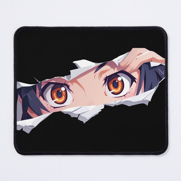 Item preview, Tsubasa Hanekawa Bakemonogatari Purple Eyes Torn Paper Peek designed and sold by PMartistStudio.