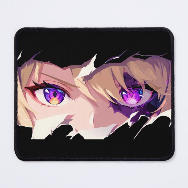 Item preview, Fischl Genshin Impact Mysterious Eyes Peeking Torn Paper Closeup designed and sold by PMartistStudio.