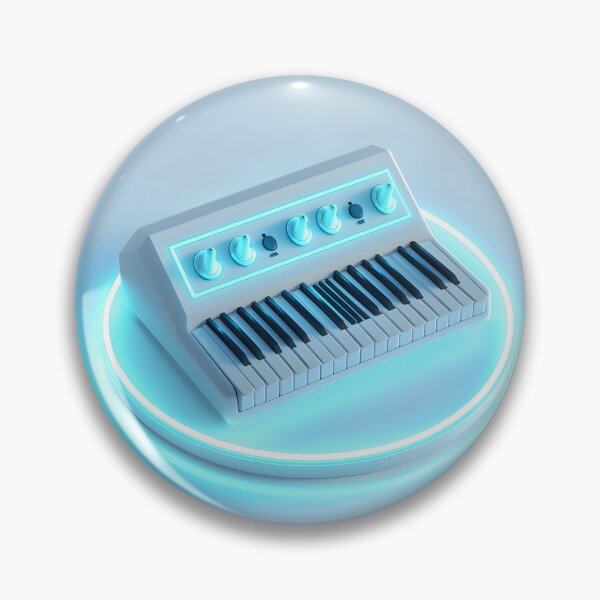 Item preview, 3d Render Of Analog Synthesizer Neon Digital designed and sold by Checho30.